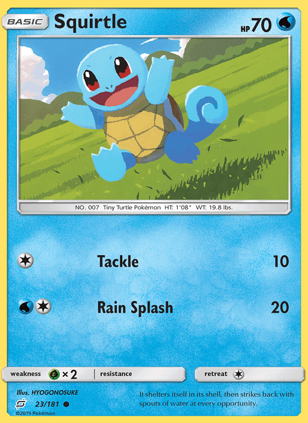 タッグボルト の 23 番、Squirtle