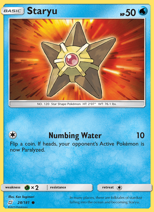 タッグボルト の 28 番、Staryu