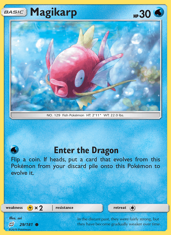 Magikarp, carte 29 de Team Up