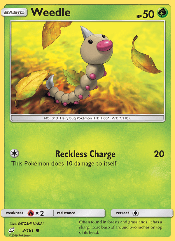 Weedle, carta 3 di Team Up