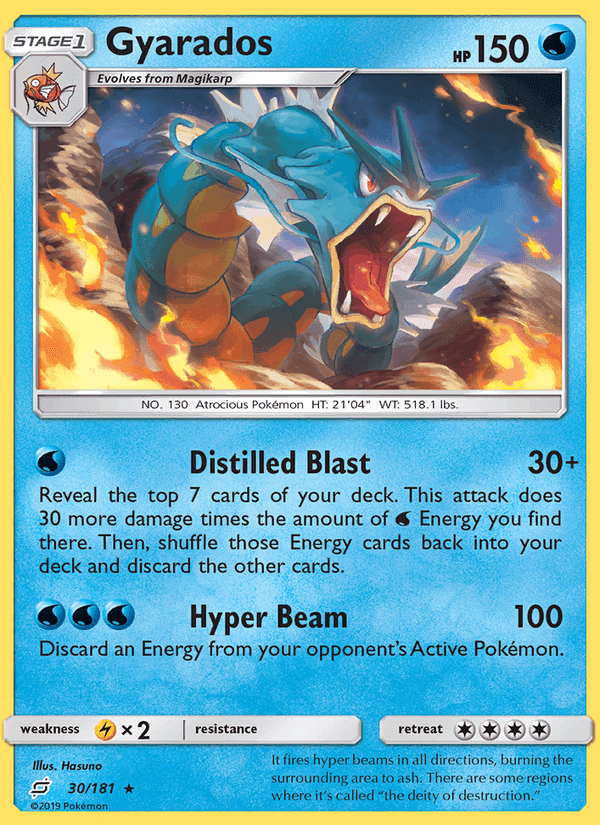Gyarados, carte 30 de Team Up