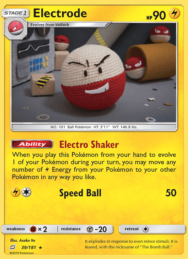 Electrode, carte 39 de Team Up