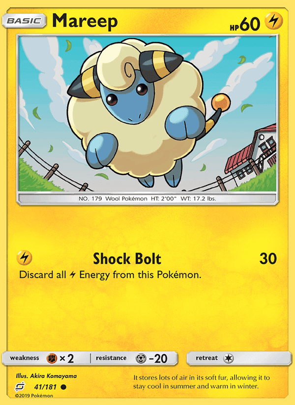 Mareep, carte 41 de Team Up