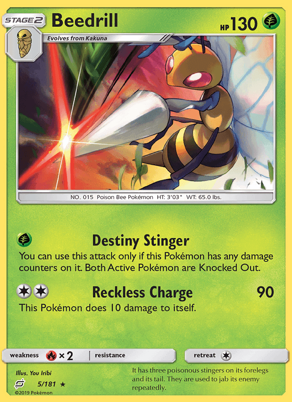 タッグボルト の 5 番、Beedrill