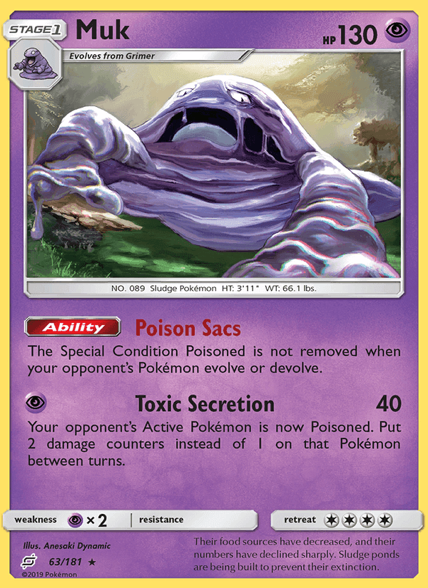 Muk, card 63 from Team Up
