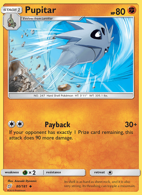 Pupitar, card 80 from Team Up