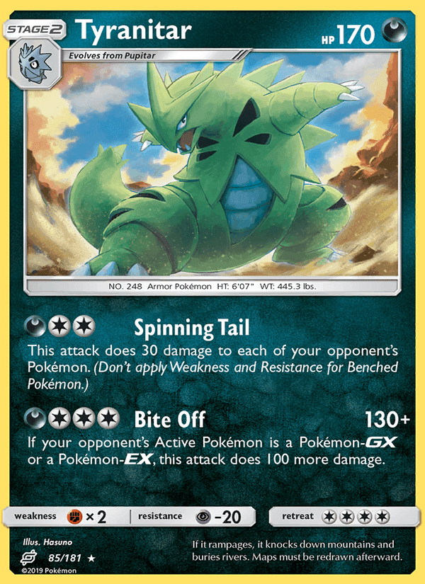 タッグボルト の 85 番、Tyranitar