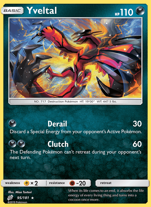Yveltal, card 95 from Team Up