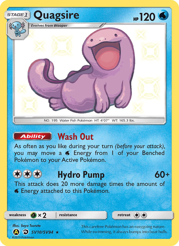 Quagsire, carta SV10 de Destinos Ocultos