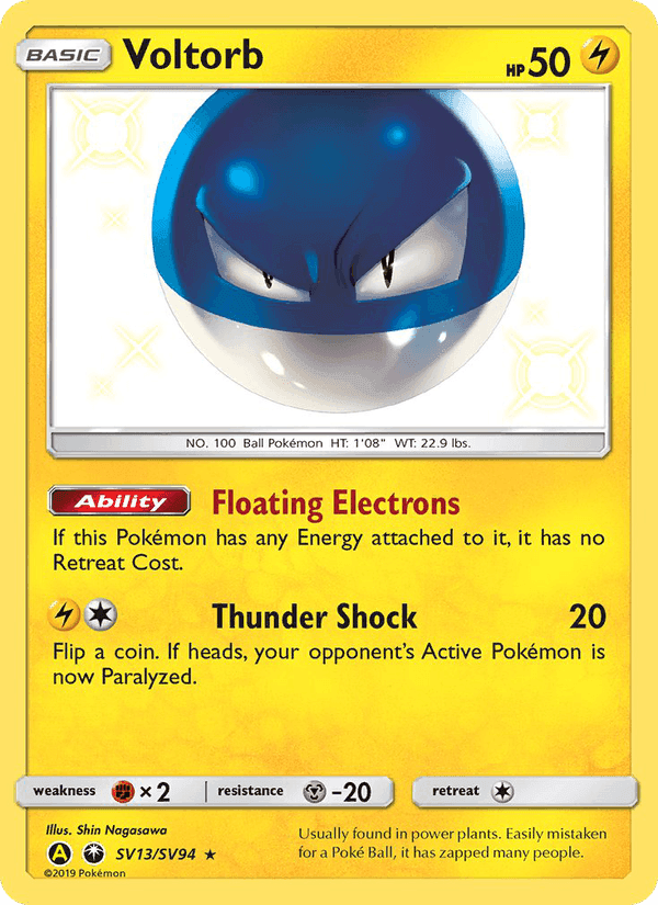 Voltorb, carta SV13 de Destinos Ocultos