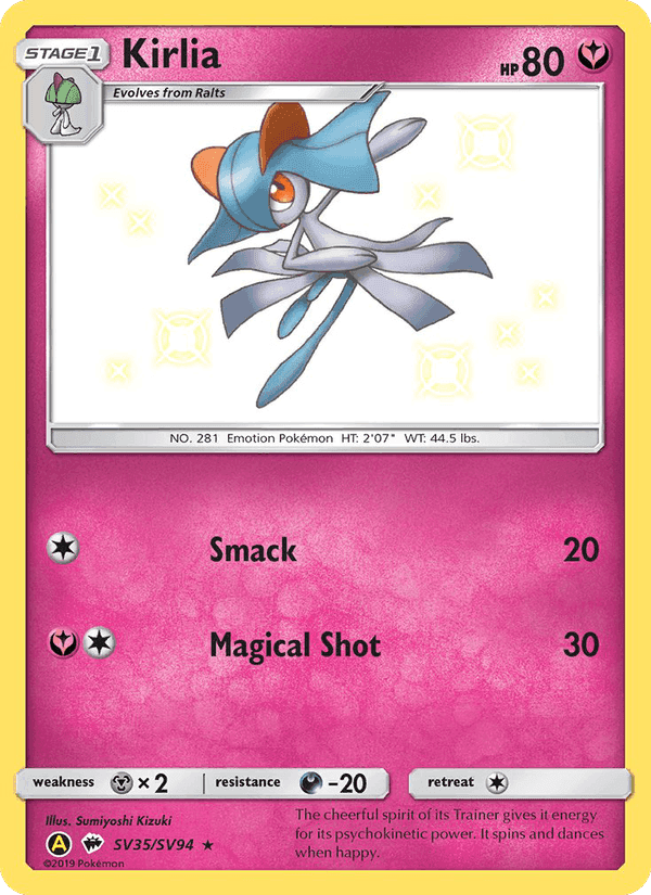 Kirlia, carta SV35 di Destino Sfuggente