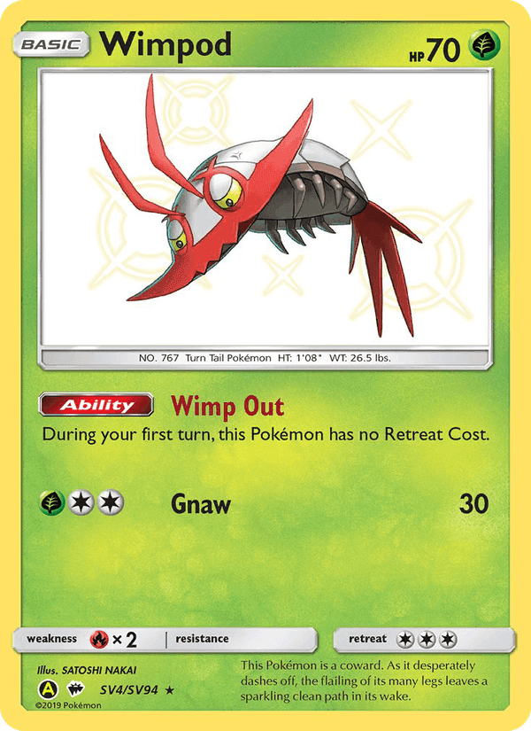 Wimpod, carta SV4 di Destino Sfuggente