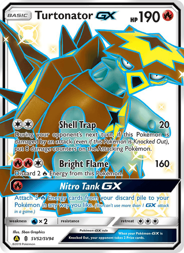 Turtonator-GX, carta SV52 di Destino Sfuggente