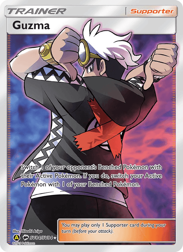 Guzma, carte SV84 de Destinées Occultes