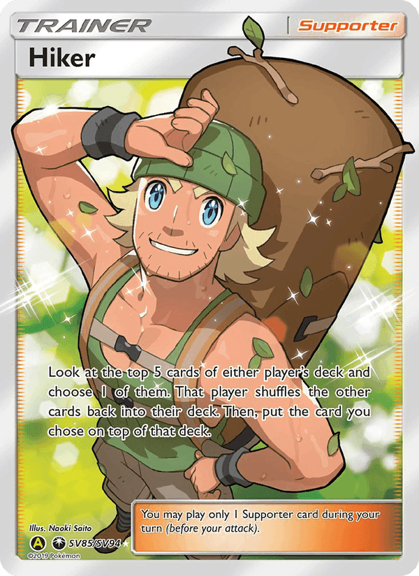 Hiker, card SV85 from Hidden Fates