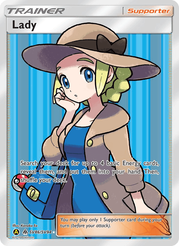Mademoiselle, carte SV86 de Destinées Occultes