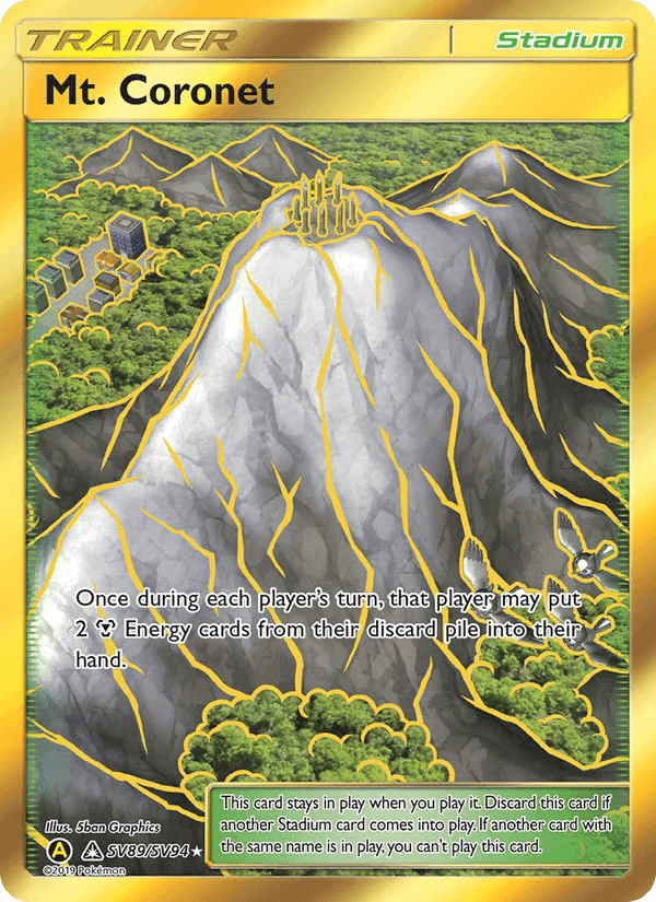 Mt. Coronet, card SV89 from Hidden Fates