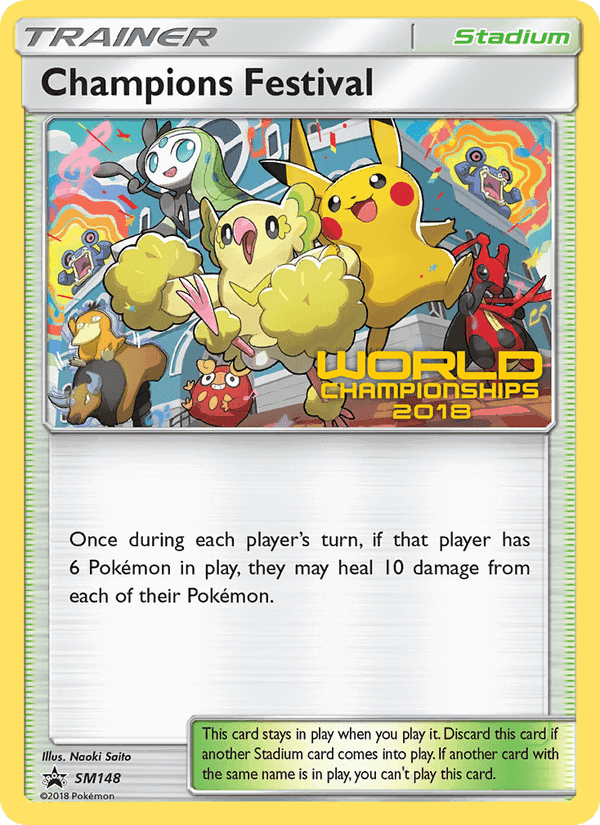 Champions Festival, card SM148 from SM Black Star Promos