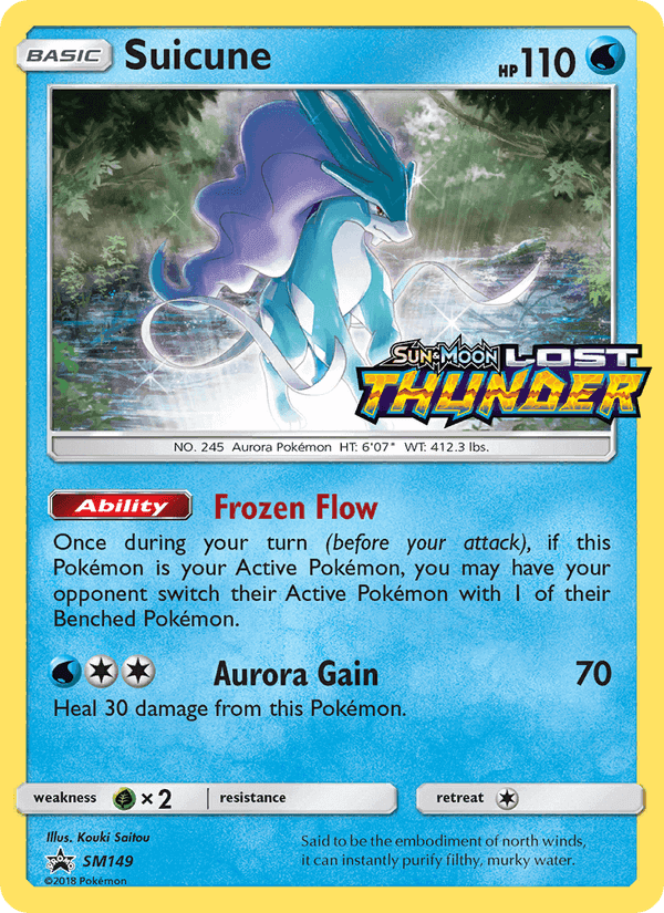Suicune, carte SM149 de Promo SM
