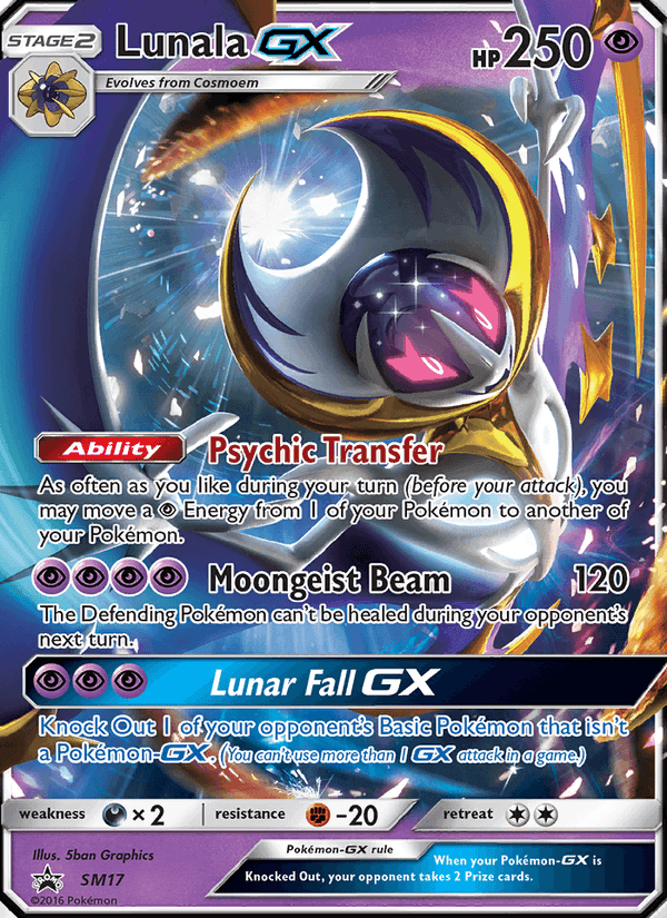 Lunala GX, carte SM17 de Promo SM