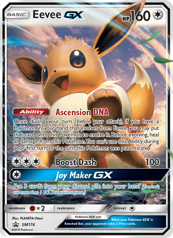 Eevee GX, carta SM174 di SL Promo