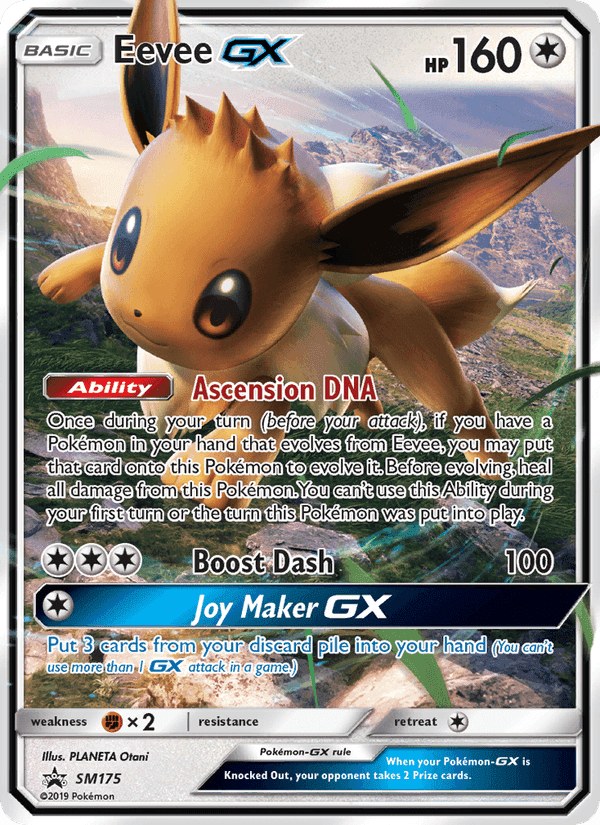 Eevee GX, carta SM175 di SL Promo