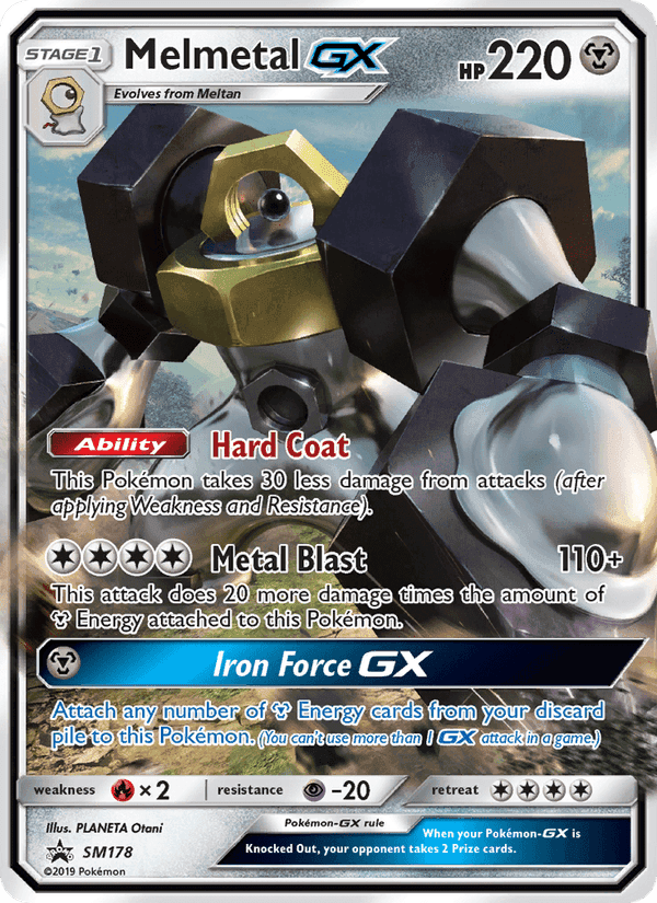 Melmetal GX, carte SM178 de Promo SM