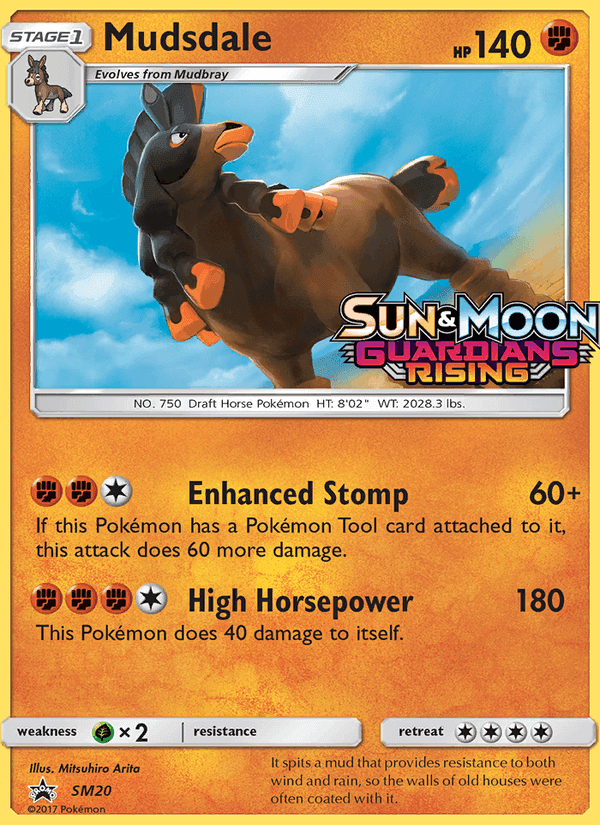 Mudsdale, carta SM20 de SL Cartas de promoción