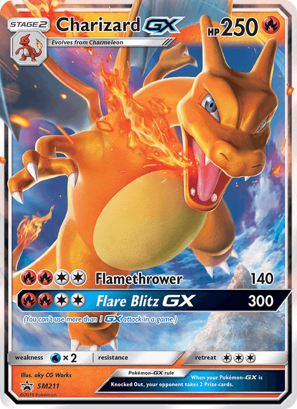 Charizard GX, card SM211 from SM Black Star Promos