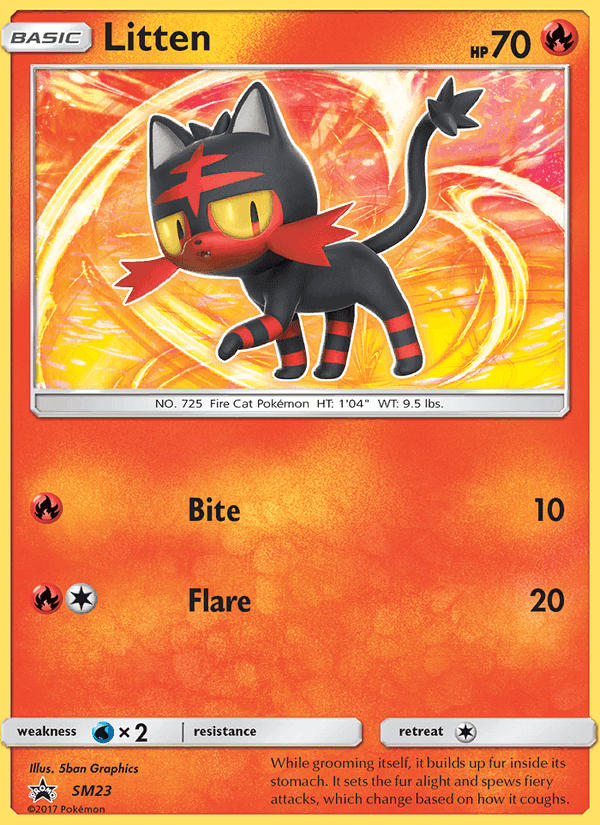 Flamiaou, carte SM23 de Promo SM