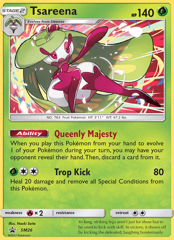 Tsareena, carta SM26 di SL Promo