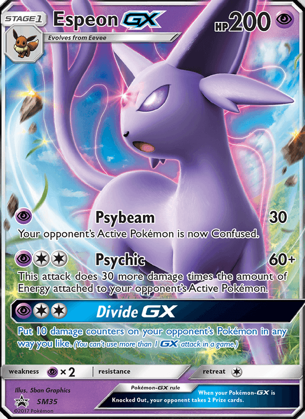 Espeon GX, carta SM35 di SL Promo