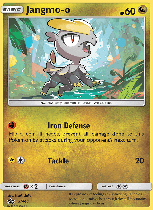 Jangmo-o, carta SM40 di SL Promo