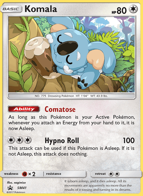 Komala, carta SM41 di SL Promo
