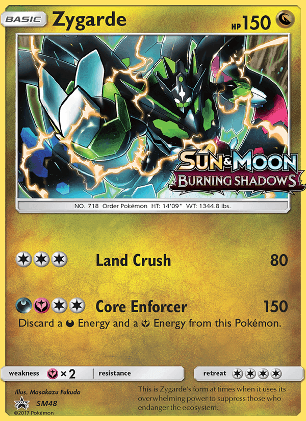 Zygarde, carta SM48 di SL Promo