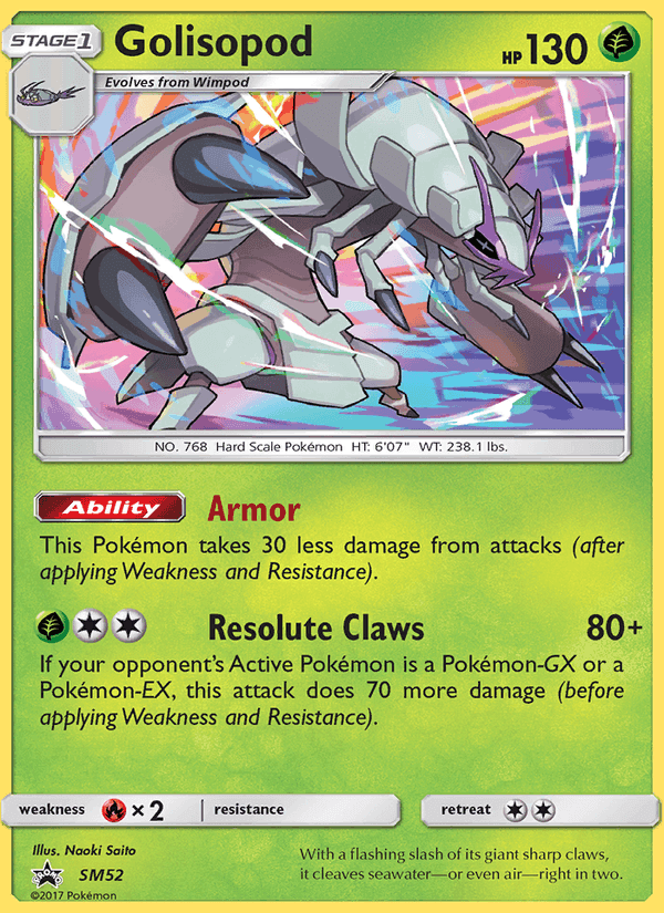 Golisopod, carta SM52 di SL Promo