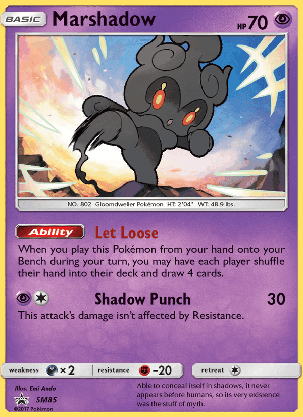 SM Black Star Promos の SM85 番、Marshadow