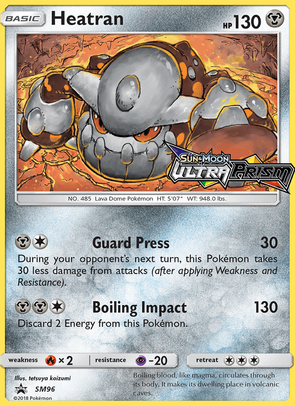 Heatran, carte SM96 de Promo SM