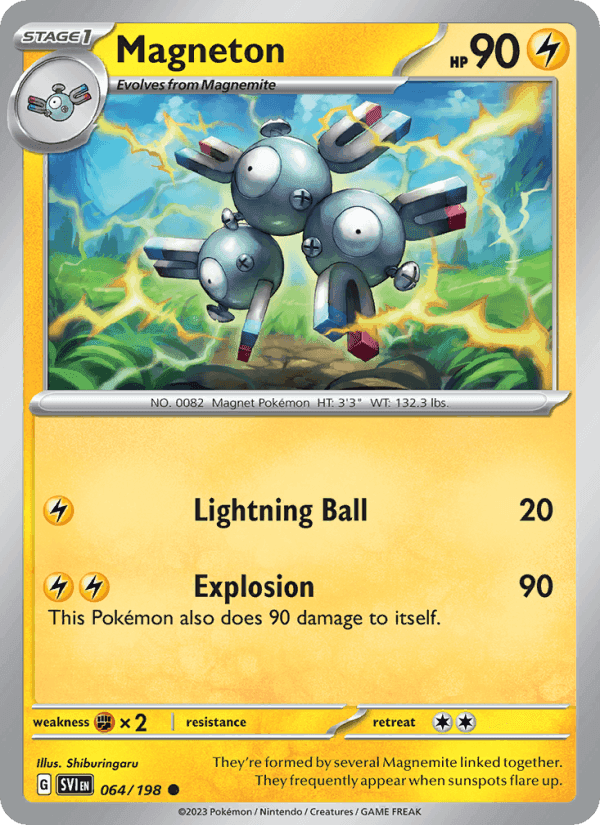 Magneton, card 064 from Scarlet & Violet