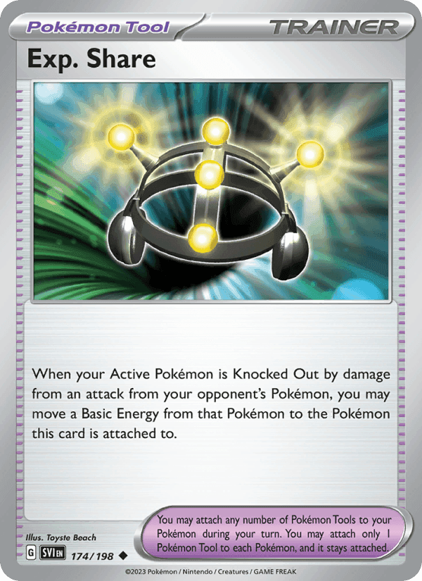 Exp. Share, card 174 from Scarlet & Violet