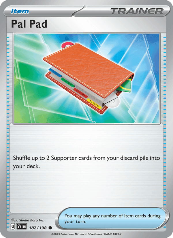 Pal Pad, card 182 from Scarlet & Violet
