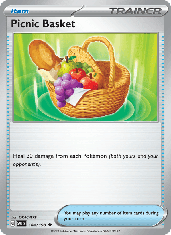 Picnic Basket, card 184 from Scarlet & Violet