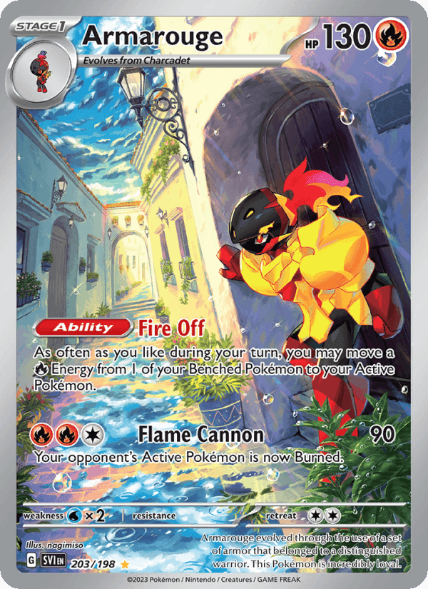 Armarouge, carta 203 di Scarlet & Violet