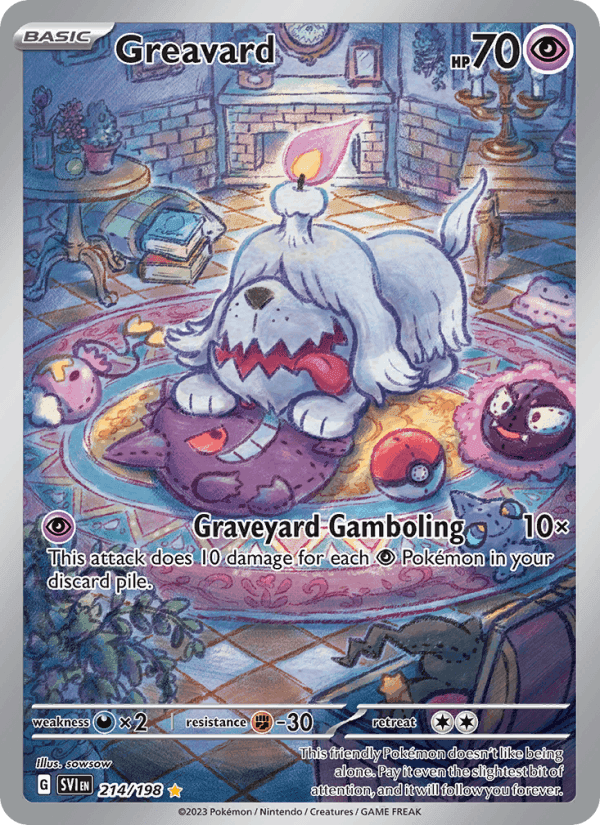 Greavard, carte 214 de Scarlet & Violet