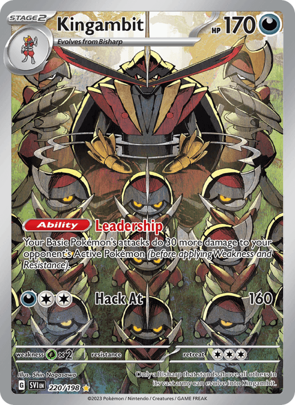 Scarlet & Violet の 220 番、Kingambit