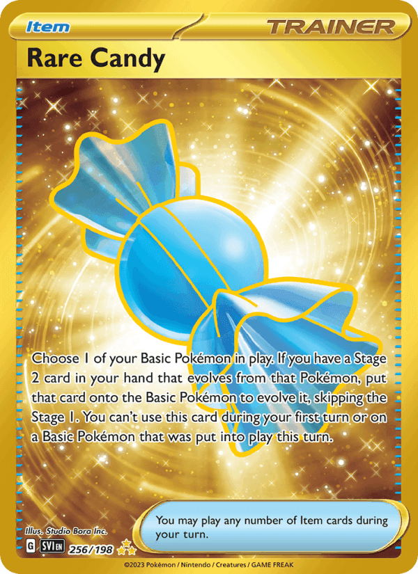 Rare Candy, carte 256 de Scarlet & Violet