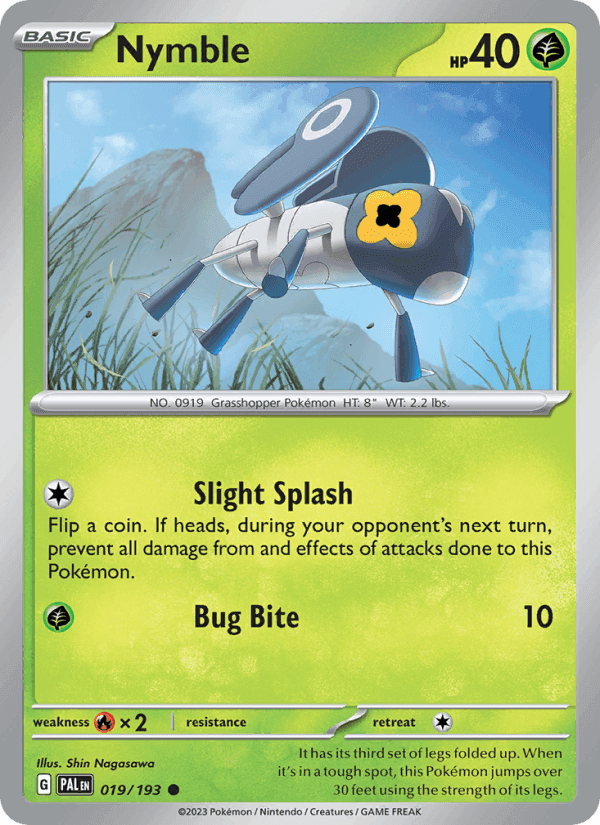 Nymble, carta 019 di Paldea Evolved