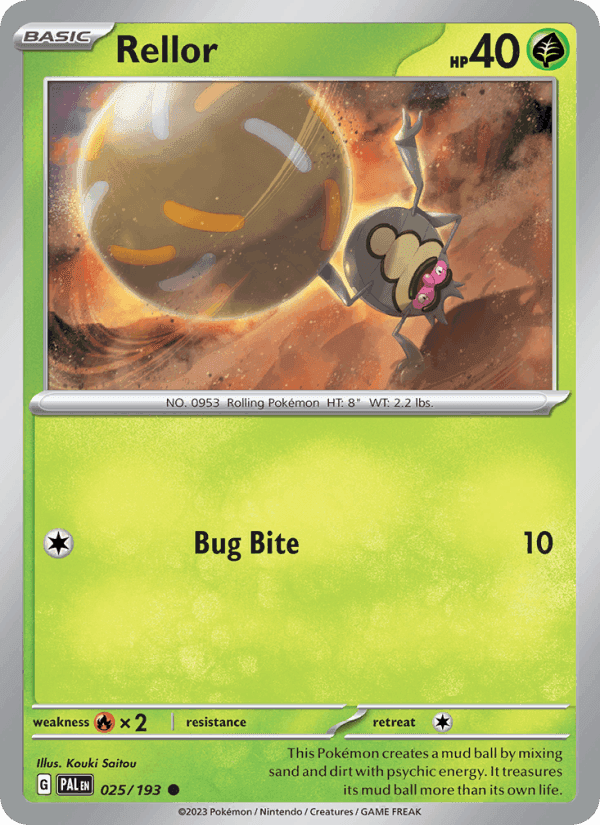 Rellor, carta 025 di Paldea Evolved