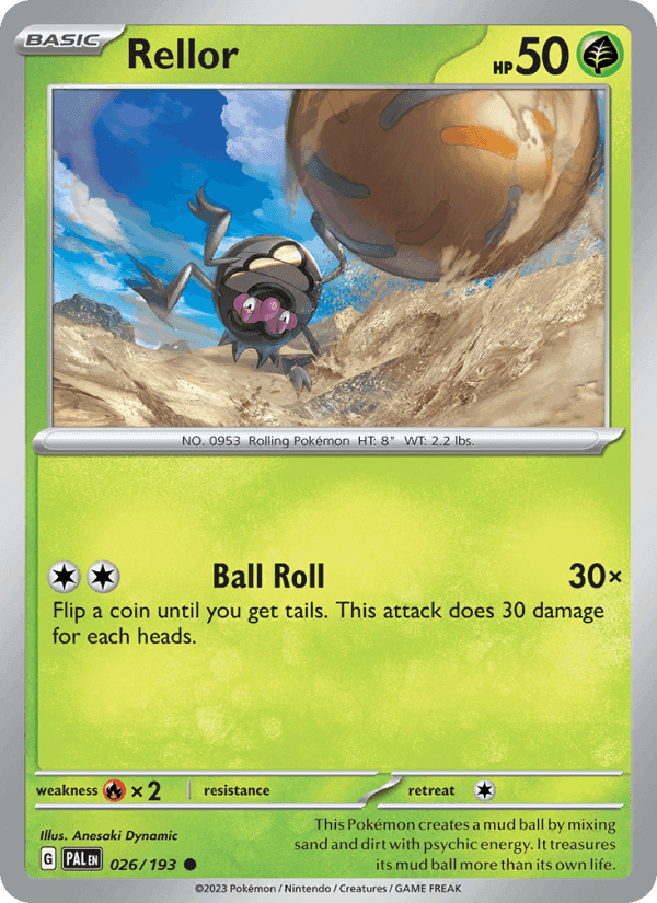 Rellor, carta 026 di Paldea Evolved