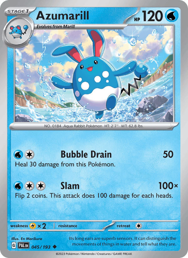 Paldea Evolved の 045 番、Azumarill
